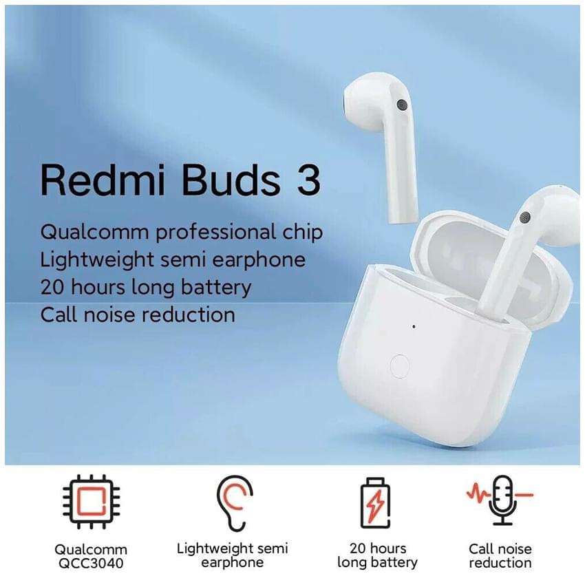 Auricular Bluetooth Xiaomi Buds 3 Blanco